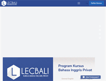 Tablet Screenshot of lecbali.com